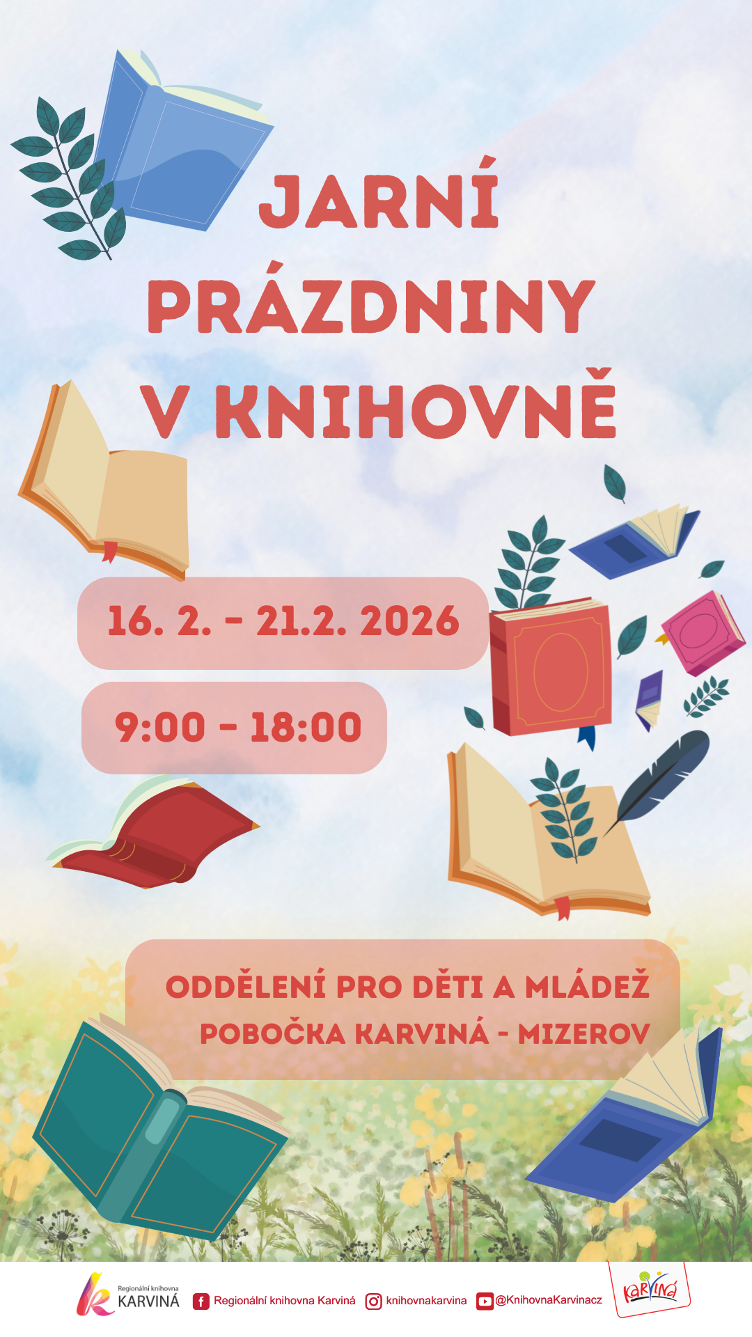 Jarní prázdniny v knihovně